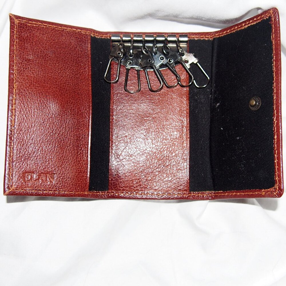 ELAN Leather Slim Key Pouch
